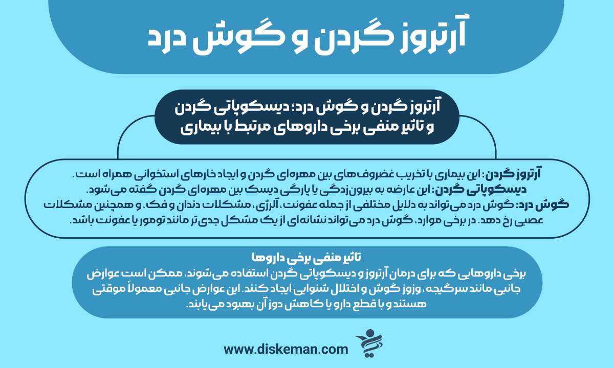 آرتروز گردن و گوش درد