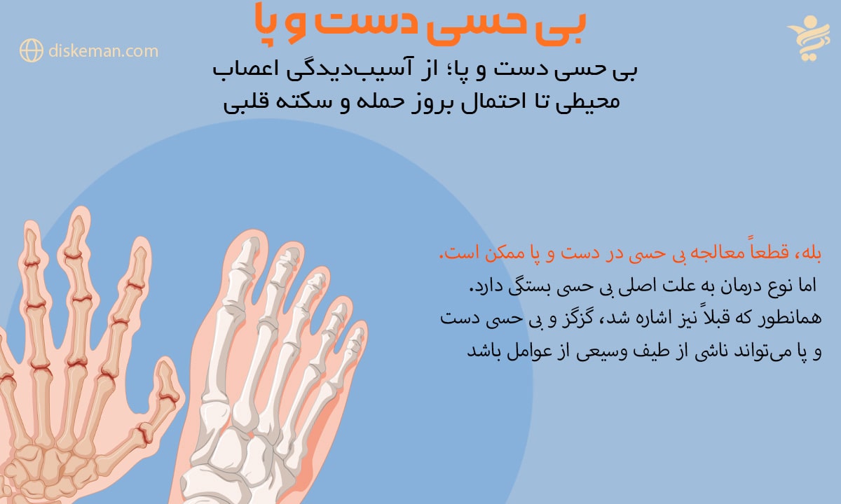 بی حسی دست و پا