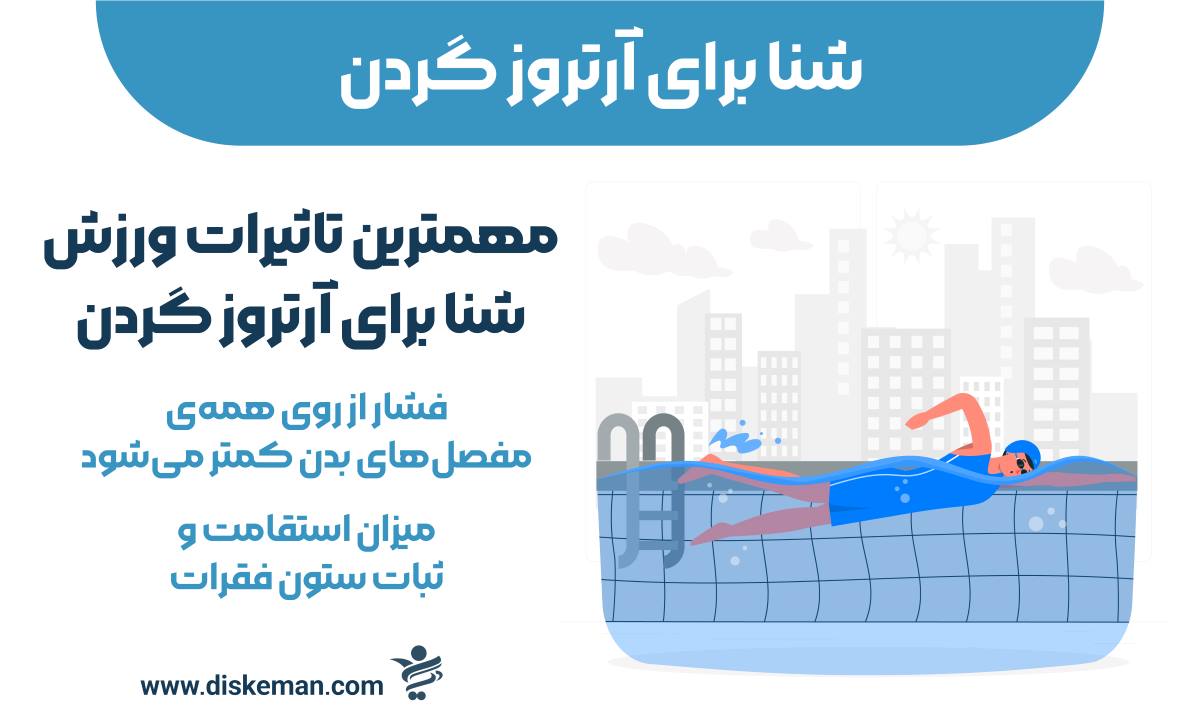 شنا برای آرتروز گردن
