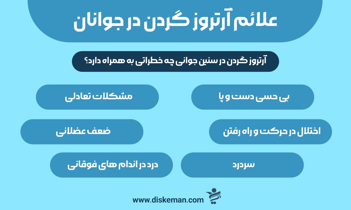 علائم آرتروز گردن در جوانان